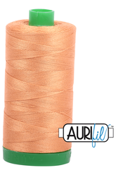Aurifil Mako 40wt 2-ply Cotton 1000 m 1094 yd. spool - 2210 Caramel